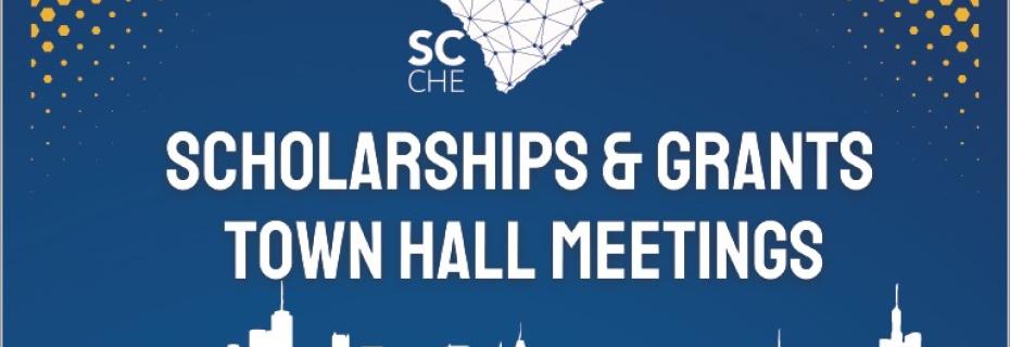 Scholarships and Grants Town Hall Graphic